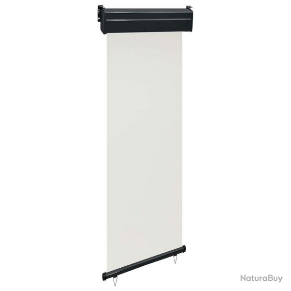Auvent latral de balcon 65x250 cm Crme