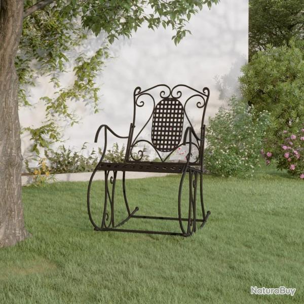 Banc  bascule 84 cm noir acier