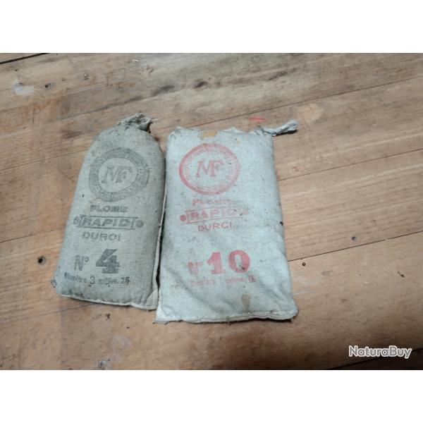 plombs pour cartouche de chasse