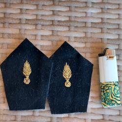 PATTES DE COLLET GENDARMERIE MOBILE ANNEES 1940/1960