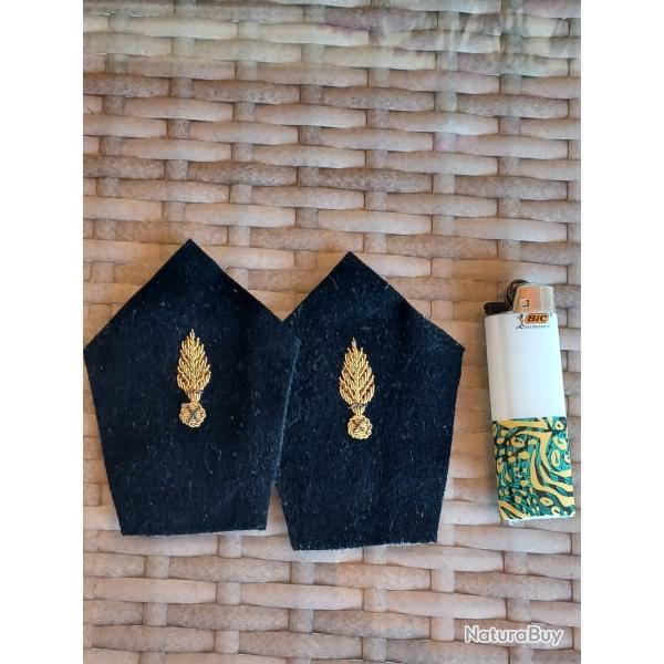 PATTES DE COLLET GENDARMERIE MOBILE ANNEES 1940/1960