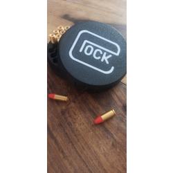 Boîte à munitions Glock, 9mm, très solide, empilable, design, couvercle à visser, gain de place.