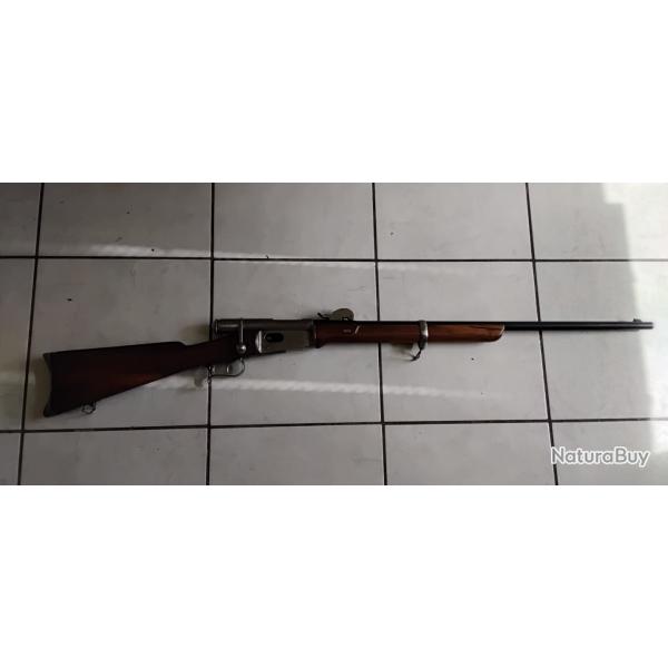 Fusil Vetterli Suisse 1881. Percussion centrale.