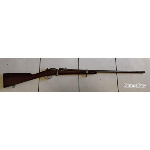 Fusil Gras 1874 modifi chasse. Cal24