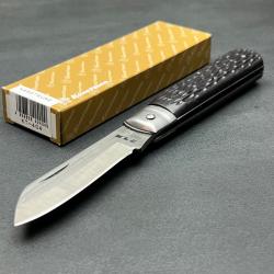 Couteau Kanetsune Slip Joint Craft Knife Lame Acier Carbone SK-4 Manche Plastique Made Japan