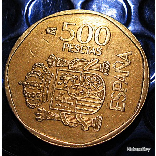 Espagne  piece de 500 pesetsas (Carlos & Sofia ) 1988