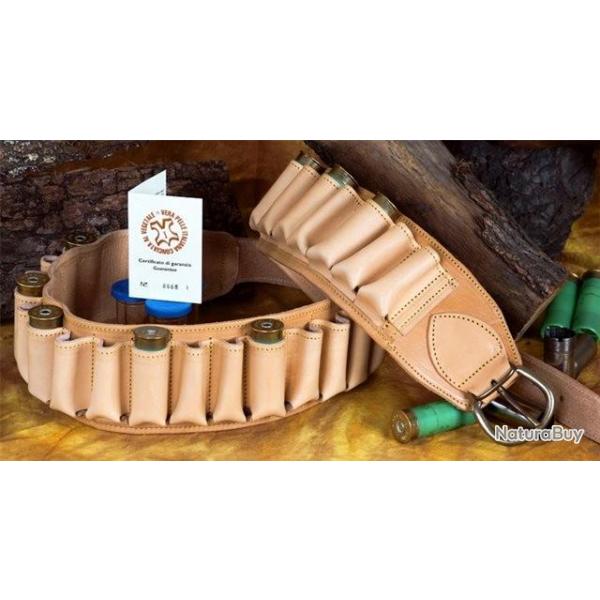 Cartouchire en cuir cal 410 - 30 tubes