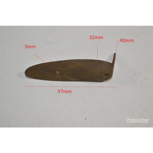 Plaque de couche pour fusil ancien en Laiton Fusil chasse poudre noir  Dcoration  identifier (24)