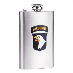 Flasque inox 170ml (6 oz) 101st Airborne RVS