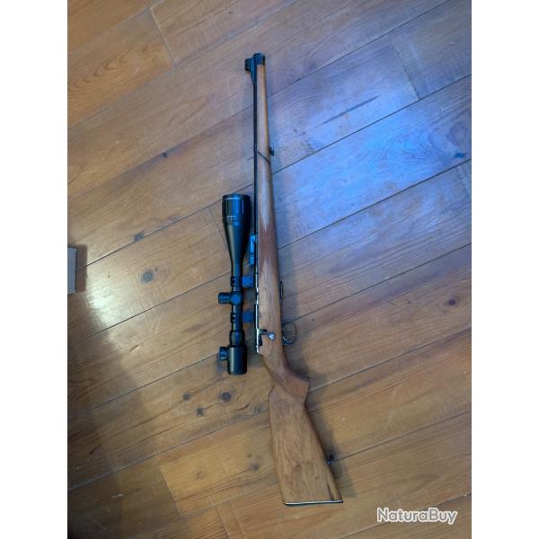 Anschutz 1418 stutzen avec stetcher cal 22lr 5 coups