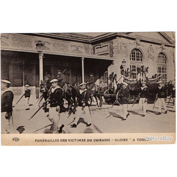 CPA - Marine Militaire - FUNRAILLES DES VICTIMES DU CUIRASSE GLOIRE - N3147