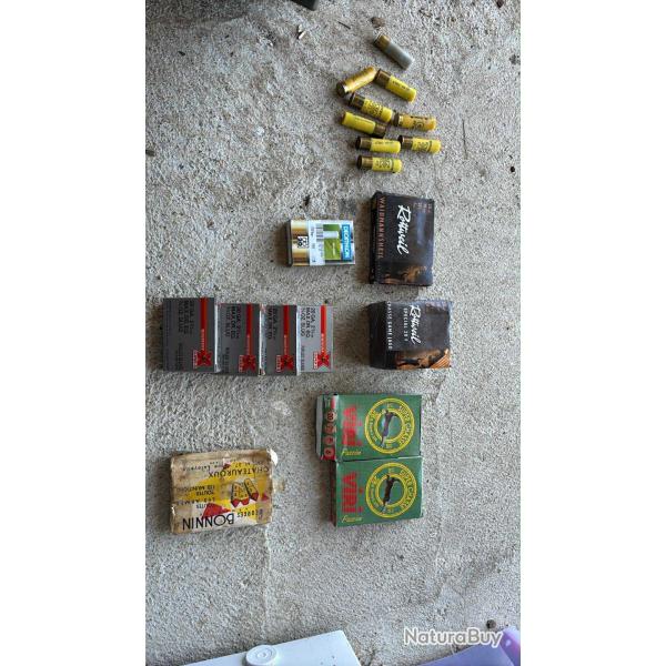 Lot munitions pour fusil calibre 20