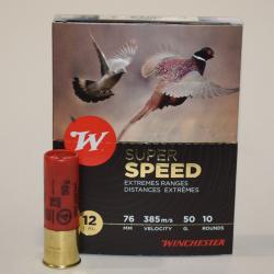 boite 10 cartouches Winchester super speed magnum cal 12/76 bourre jupe 50 grammes, Numero 4
