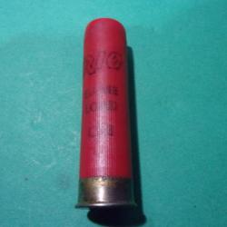 1 cartouche de chasse en cal: 28 RIO, game lourde, étui plastic rouge longueur 60 m/m