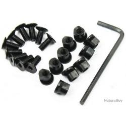Lot de 10 vis et écrou pour rail keymod
