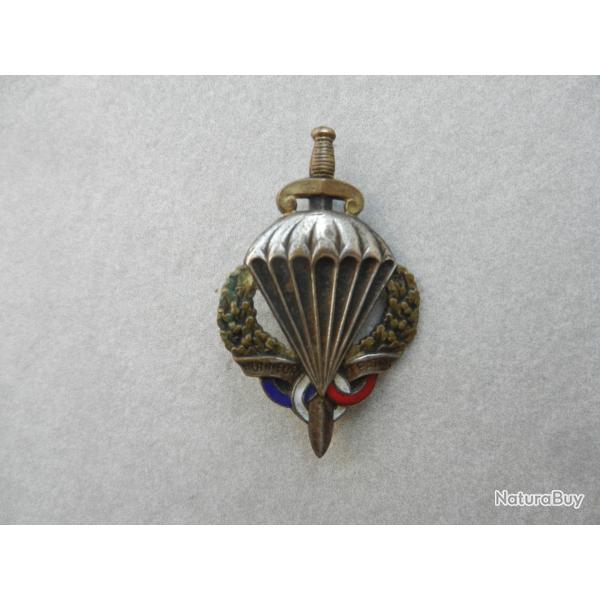 ancien insigne brevet pr militaire parachutiste franais de marque Drago