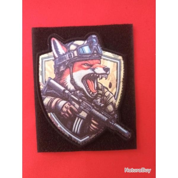 CUSSON COMMANDO ELITE TACTIQUE MILITAIRE  RENARD SCRATCH DIMENSIONS 8CM