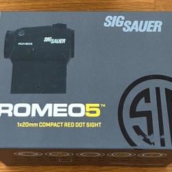 Red dot Sig Sauer Roméo 5 NEUF