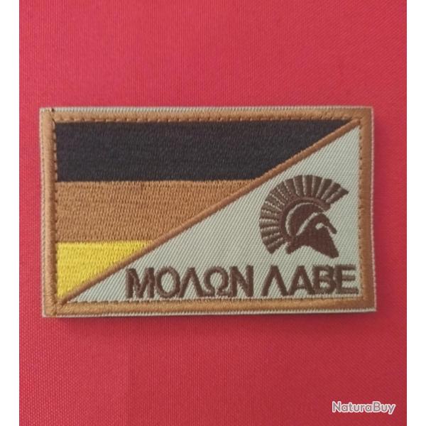 CUSSON SPARTIATE - PATCH BROD MOLON LABE 8 CM