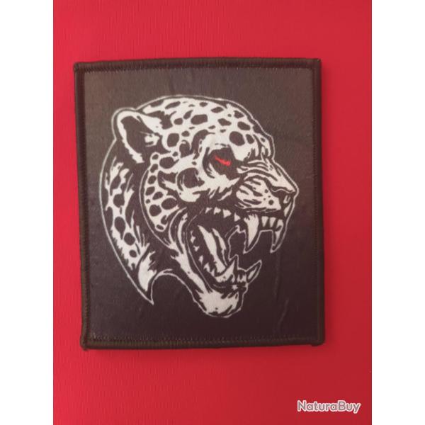 CUSSON COMMANDO ELITE TACTIQUE MILITAIRE SYMBOLE LEOPARD SCRATCH DIMENSIONS 8CM