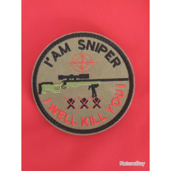 CUSSON MILITAIRE TACTILE TIREUR D'LITE 3D SNIPER CIBLE 8 CM  SCRATCH