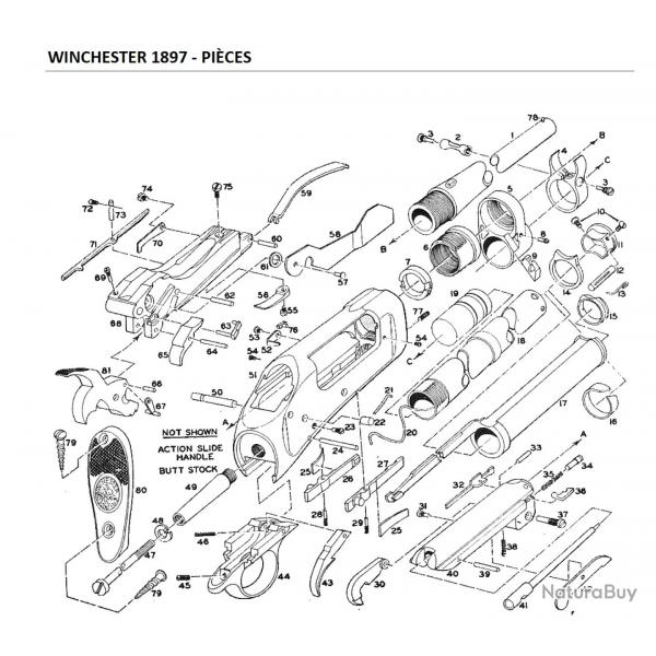 Nomenclature pices Winchester 1897
