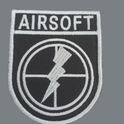 ÉCUSSON MILITAIRE TACTILE TIREUR D'ÉLITE 3D SNIPER CIBLE 8/6 CM SYSTEME SCRATCH