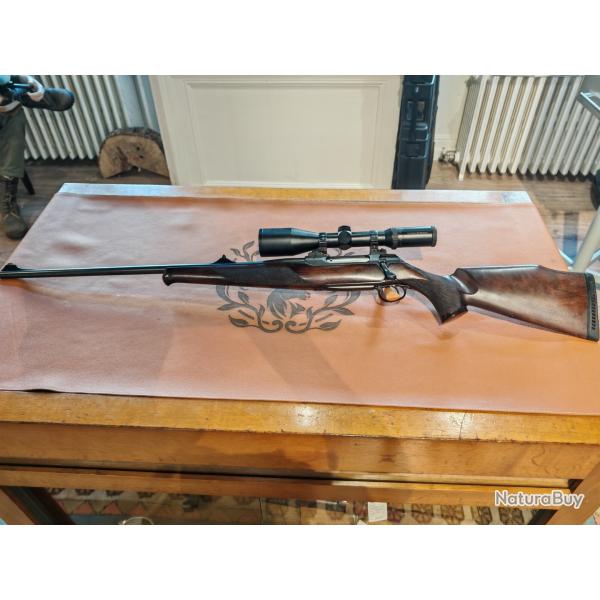 Sauer 202 avec lunette Schmidt Bender Klassik 3-12x50 calibre 6,5x68 pour gaucher