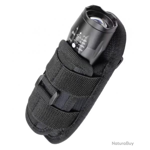 tui pour lampe de poche tactique, support rotatif 360 Clip de ceinture