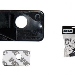 50 REPOSES-FLECHES AUTOCOLLANT TYRO STICKY NOIR DROITIER