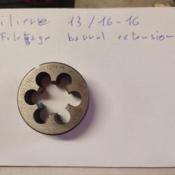 Filière   13/16-16   Unef , pour filetage du barrel extension des canons AR15