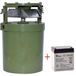 Pack agrainoir automatique Pisterus programmateur digital 12V + batterie yuasa 12v