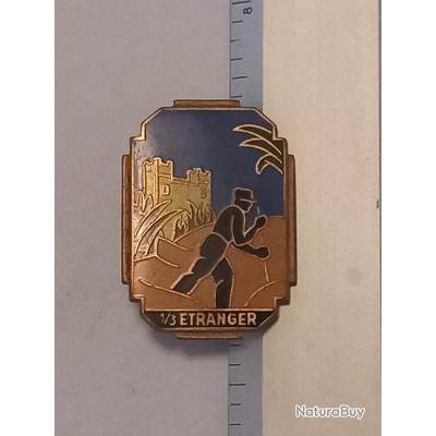Insigne du 1er bataillon du 3ème régiment étranger d'infanterie (3ème ...