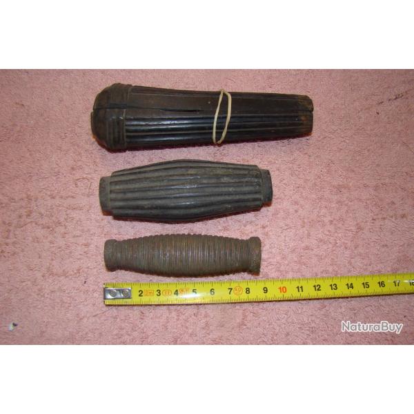 FUSEES EN BOIS ARMES BLANCHES