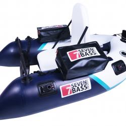 Float Tube Seven Bass Brigad 170cm 120cm Bleu / Blanc 11,2kg 180kg