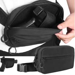 Sac de transport dissimulé, pochette porte-pistolet tactique, sac banane EDC
