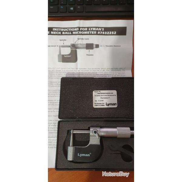 Micromtre palmer LYMAN calibreur de collet
