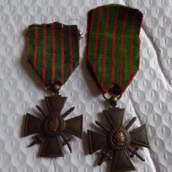 Médailles croix de guerre