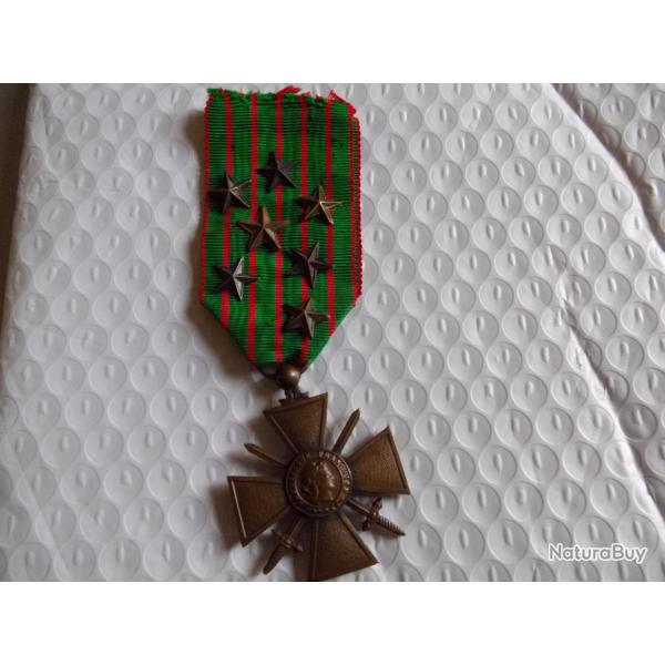 Mdaille croix de guerre 1917