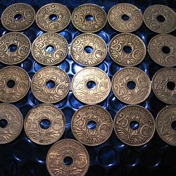 France  serie de 21 pieces de 25 centimes LINDAUER 1917-1939 ttb