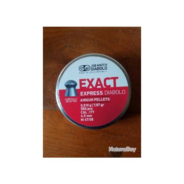 plombs JSB express diabolo
