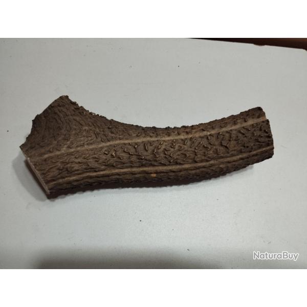 A SAISIR GROS MORCEAU BOIS MUE CERF POUR CHIEN COUTELLERIE ARTISANAT