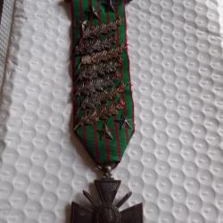 Médaille rare croix de guerre 1914/1918