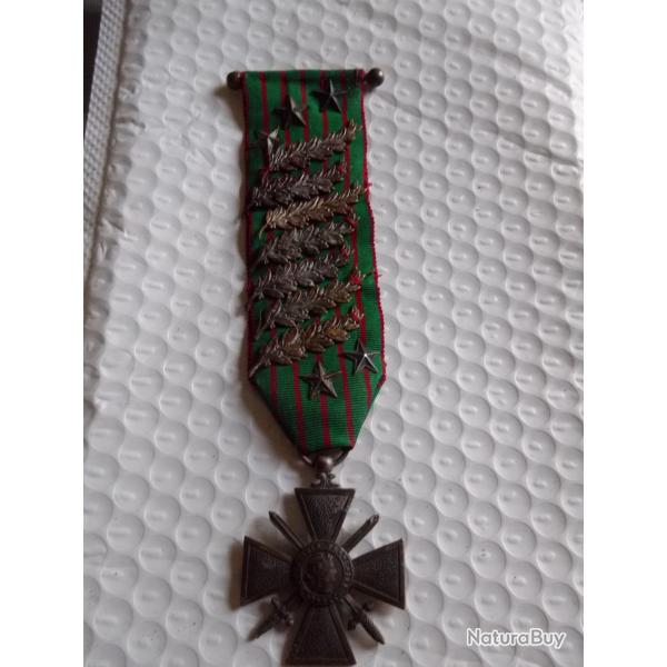 Mdaille rare croix de guerre 1914/1918