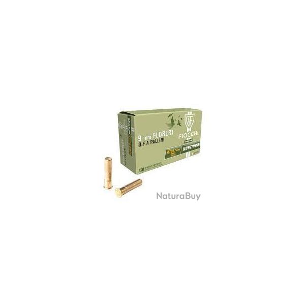 50 Cartouches 9 mm Flobert fiocchi plomb 9