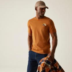 Tee Shirt en Coton Regatta Cline IX Camel