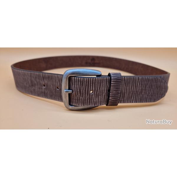 ceinture Vintage cuir brun 110cm MILTEC