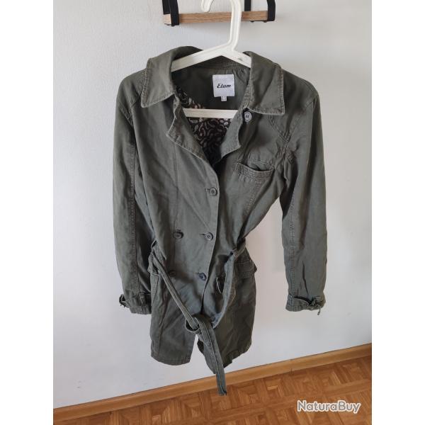 MANTEAU FEMME,OLIVE DRAN