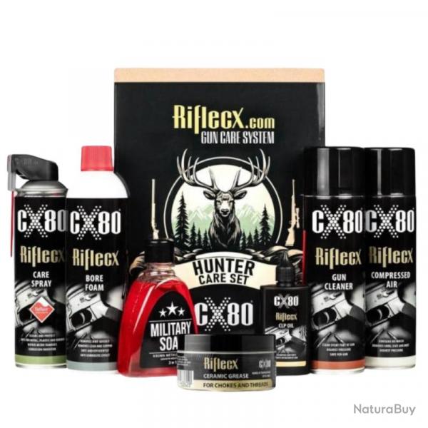 RIFLECX KIT D'ENTRETIEN COMPLET POUR ARMES DE CHASSE