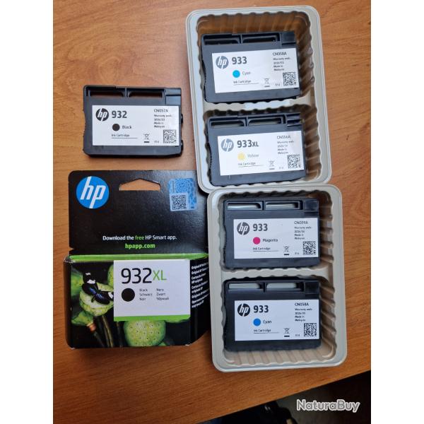 Cartouches 932 933 pour imprimante HP